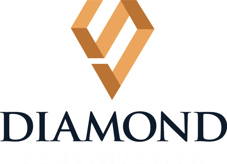 Diamond Construction white letters